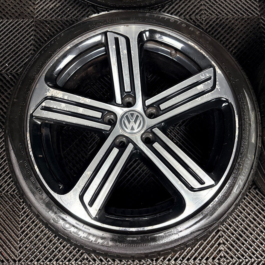 18" VW Golf R GTI Mk7 GT GTD Cadiz Wheels Tyre Alloy 5G0601025DQ Genuine