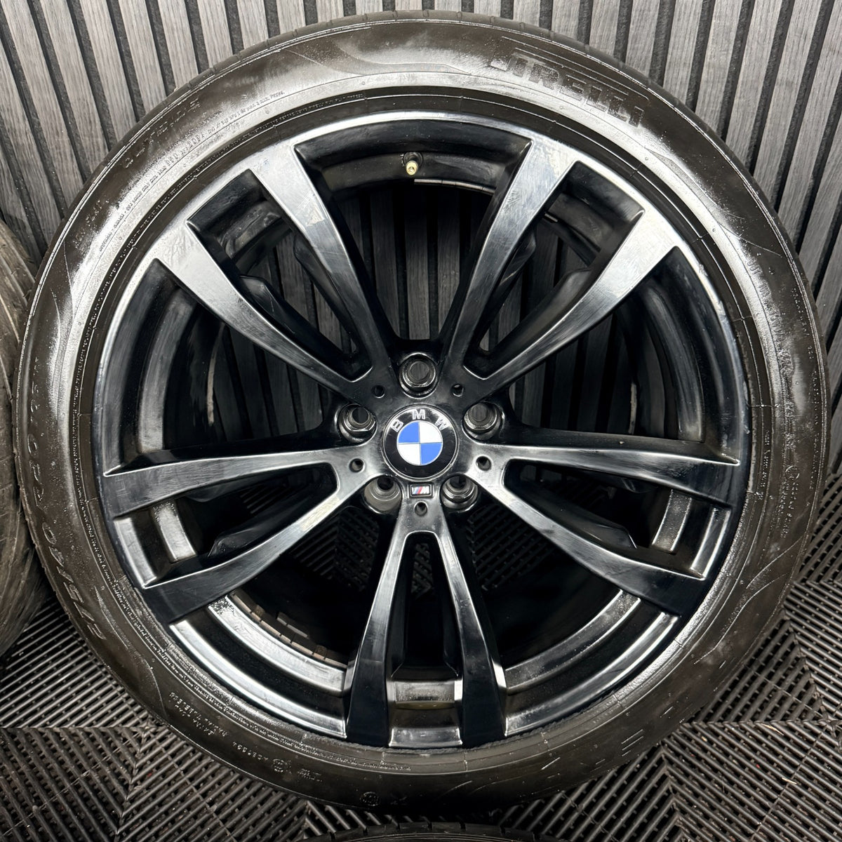 20'' BMW X5 F15 X6 F16 469 Satin Black M Sport Alloy Wheels Tyres Alloys Genuine