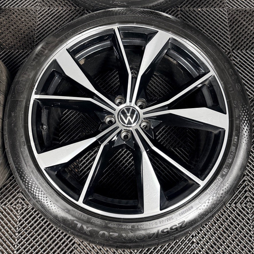 20'' VW Tiguan R Line Misano Alloy Wheels Tyres Alloys 5NA601025AH Genuine