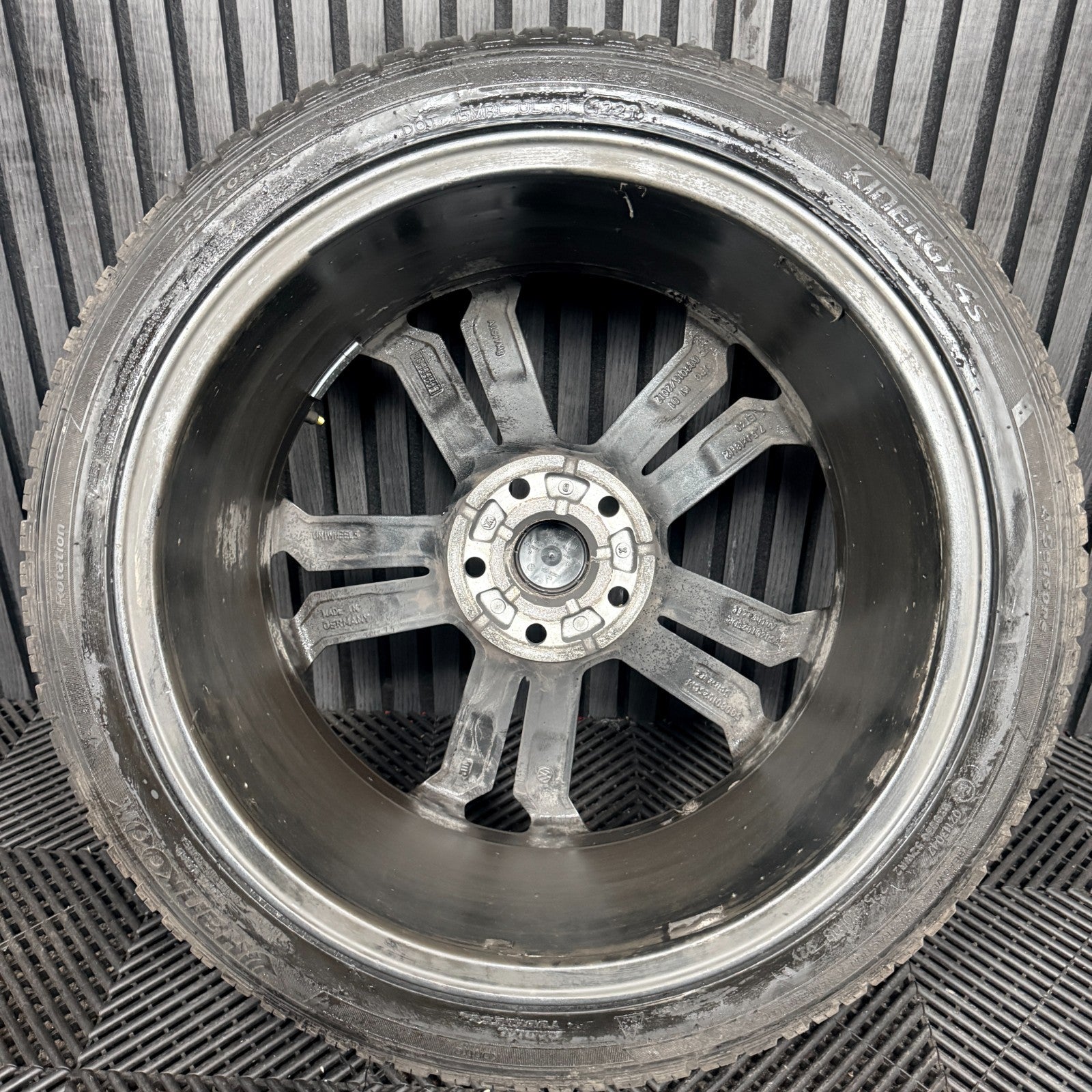 1X 18'' VW Golf GTD Seville Grey GT GTI MK7 Alloy Wheel Tyre 5G0601025DR Genuine