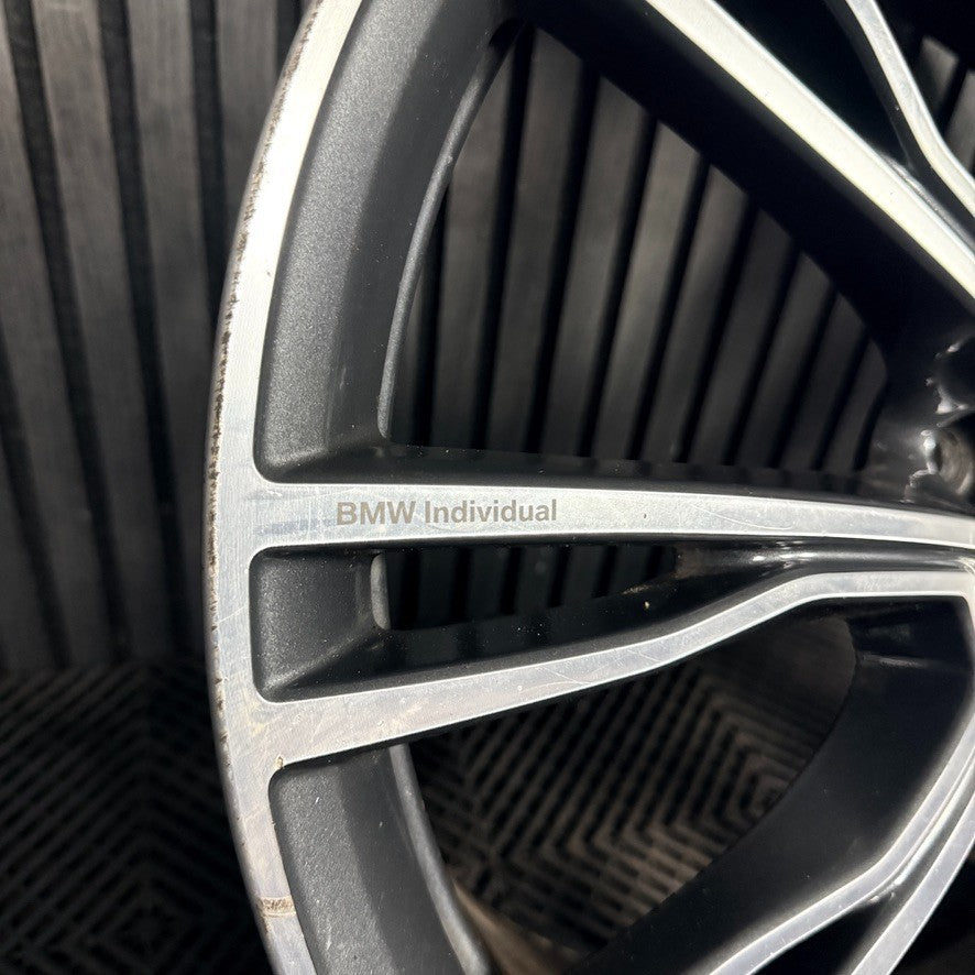 1X 21'' BMW X3 X4 G01 G02 726 M Sport Alloy Wheel Rear Back 8043671 Genuine