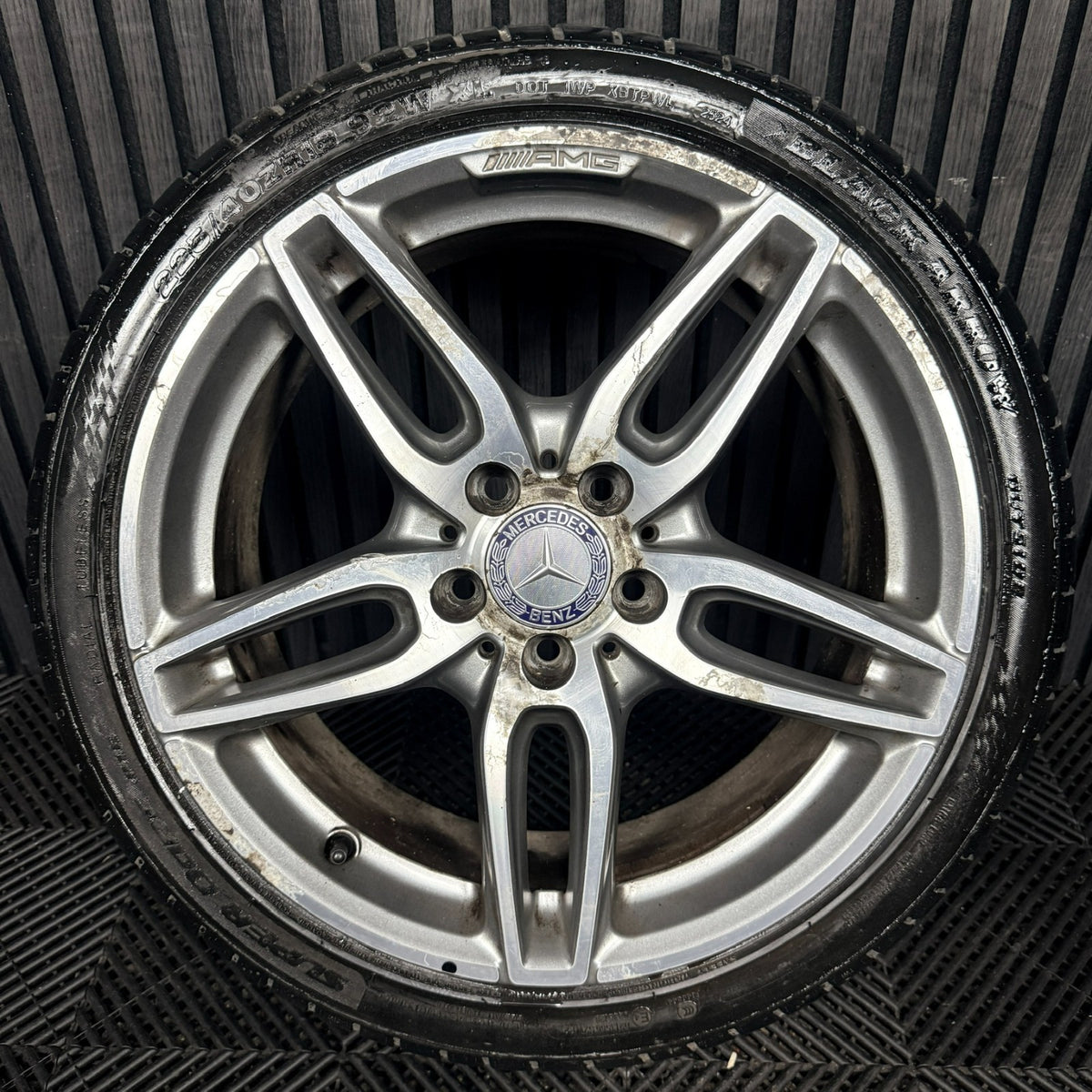 1X 18'' Mercedes AMG A Class CLA Grey W176 Alloy Wheel Tyre A1764010700 Genuine