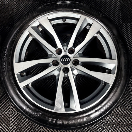 19'' Audi A6 C8 S Line 5 Double Spoke Alloy Wheels Tyres 4K0601025H Genuine