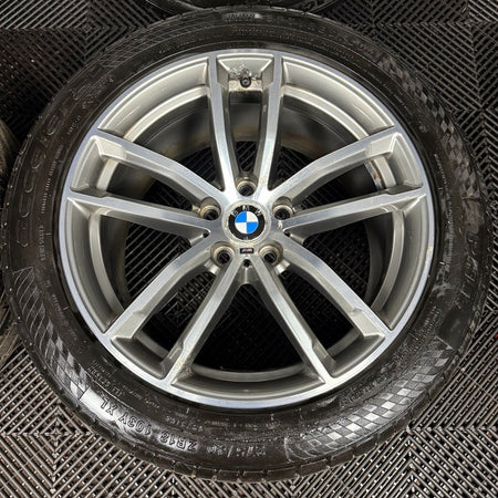 18" GENUINE BMW 5 SERIES 4 662 GREY DC M SPORT G30 G31 ALLOY WHEELS TYRES ALLOYS