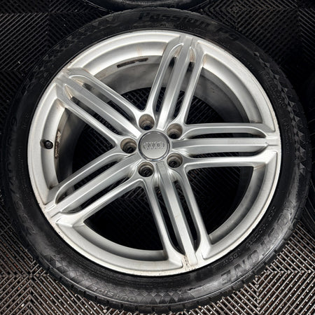 19'' Audi Q3 S Line 5 Triple Segment Wheels Tyres Alloys 8U0601025AC Genuine
