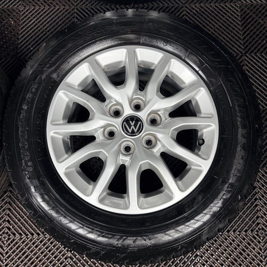 16'' Vw Transporter T7 Caravelle Alloy Wheels Tyres 7TG601025J S741-AB Genuine
