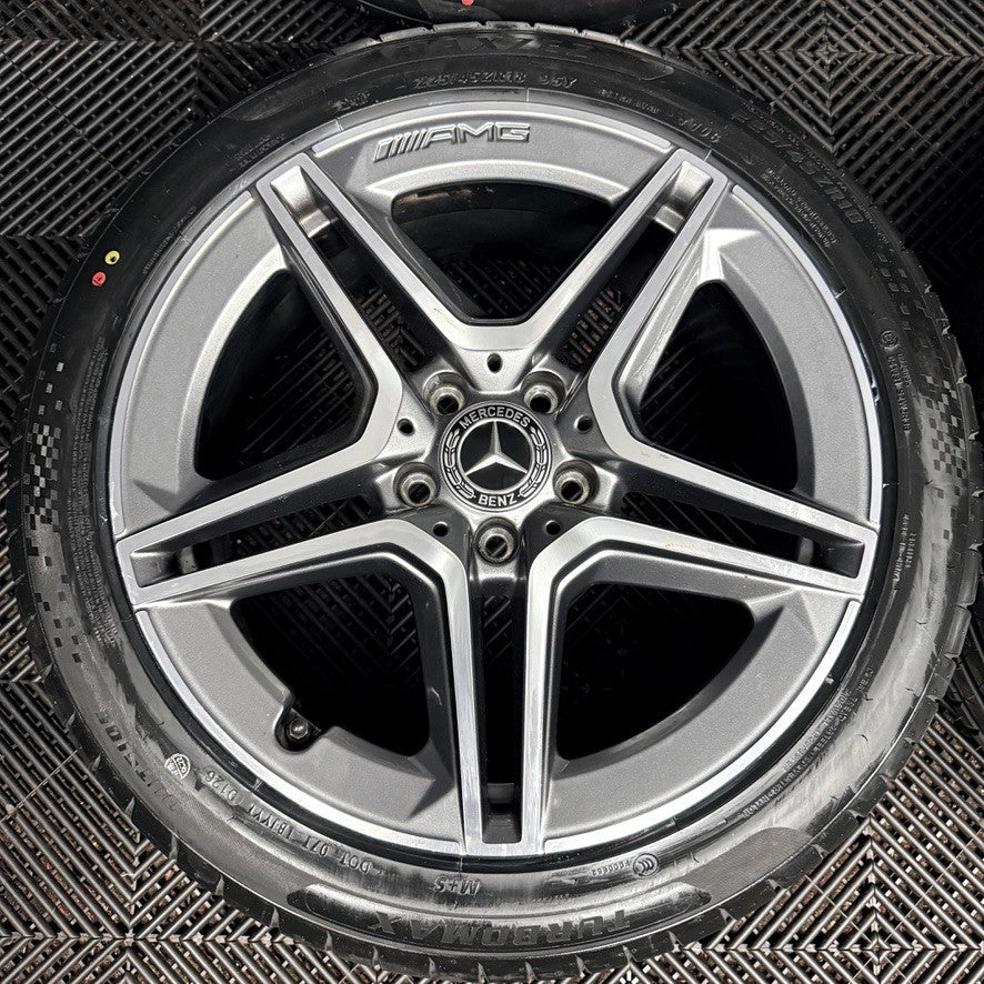 18'' Mercedes Amg A Class Cla B Alloy Wheels Tyres Alloys W177 Genuine