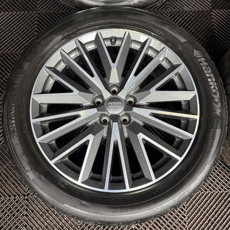 19'' GENUINE AUDI Q3 S LINE MULTISPOKE DC ALLOY WHEELS TYRE ALLOYS 83A601025L