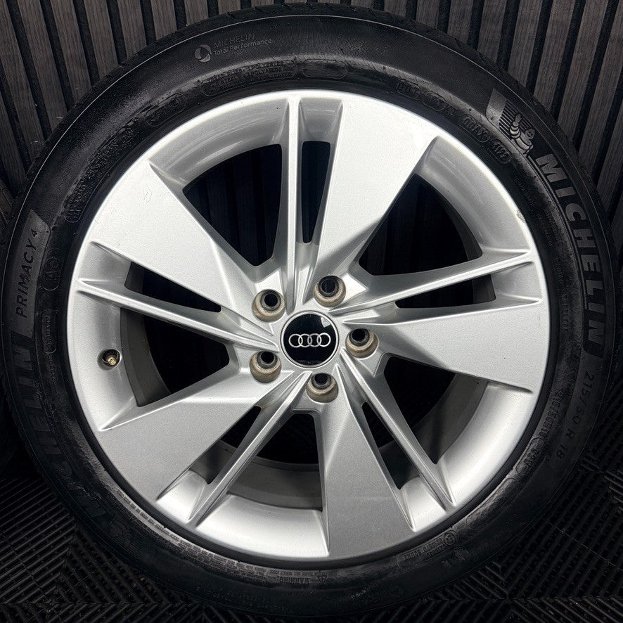 18'' Audi Q2 S Line Alloy Wheels Tyres Alloys 81A601025AL Genuine