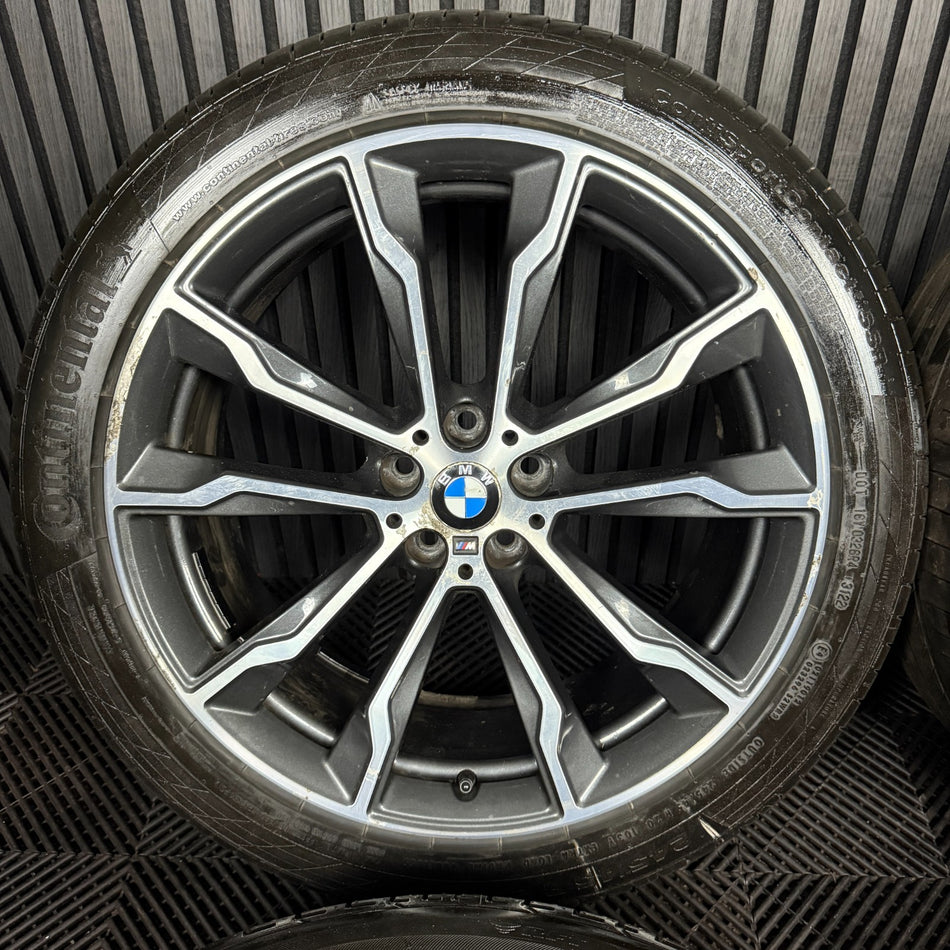 20'' GENUINE BMW X3 X4 G01 G02 699 M SPORT ALLOY WHEELS TYRES ALLOYS 8010268 69