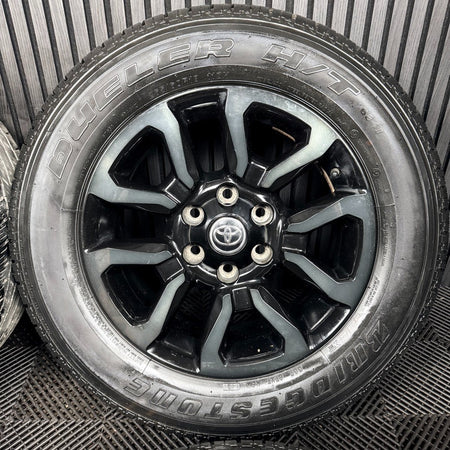 18'' Toyota Hilux Invincible X Grey Black Wheels Tyres Alloys 42611YP100 Genuine