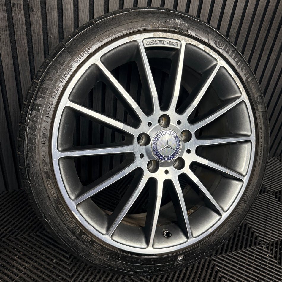 1X 18'' Amg Mercedes A Class Cla Multispoke Alloy Wheel A1764010200 W176 Genuine