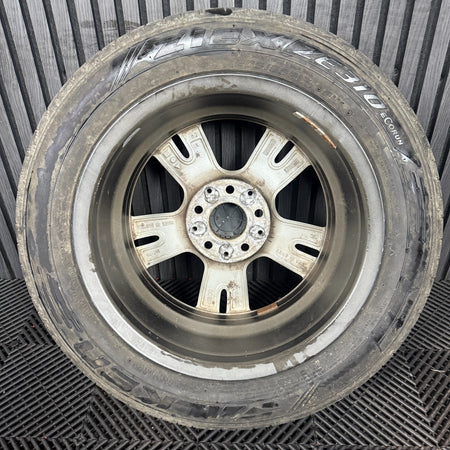 1X 16'' GENUINE MERCEDES A B CLASS CLA BLACK DC ALLOY WHEEL TYRE A2464010000