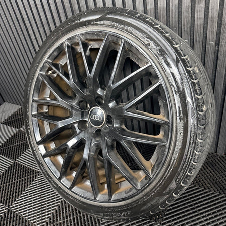 1X 19'' Audi A5 S5 S Line Multispoke Black Alloy Wheel Spare 8T0601025DC Genuine