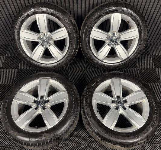 17'' GENUINE VW PASSAT ISTANBUL B8 ALLOY WHEELS TYRES ALLOYS 3G0601025E