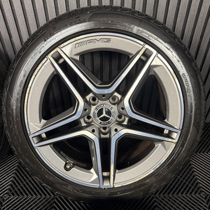 18'' GENUINE MERCEDES AMG A CLASS CLA B ALLOY WHEELS TYRES ALLOYS W177 5X112