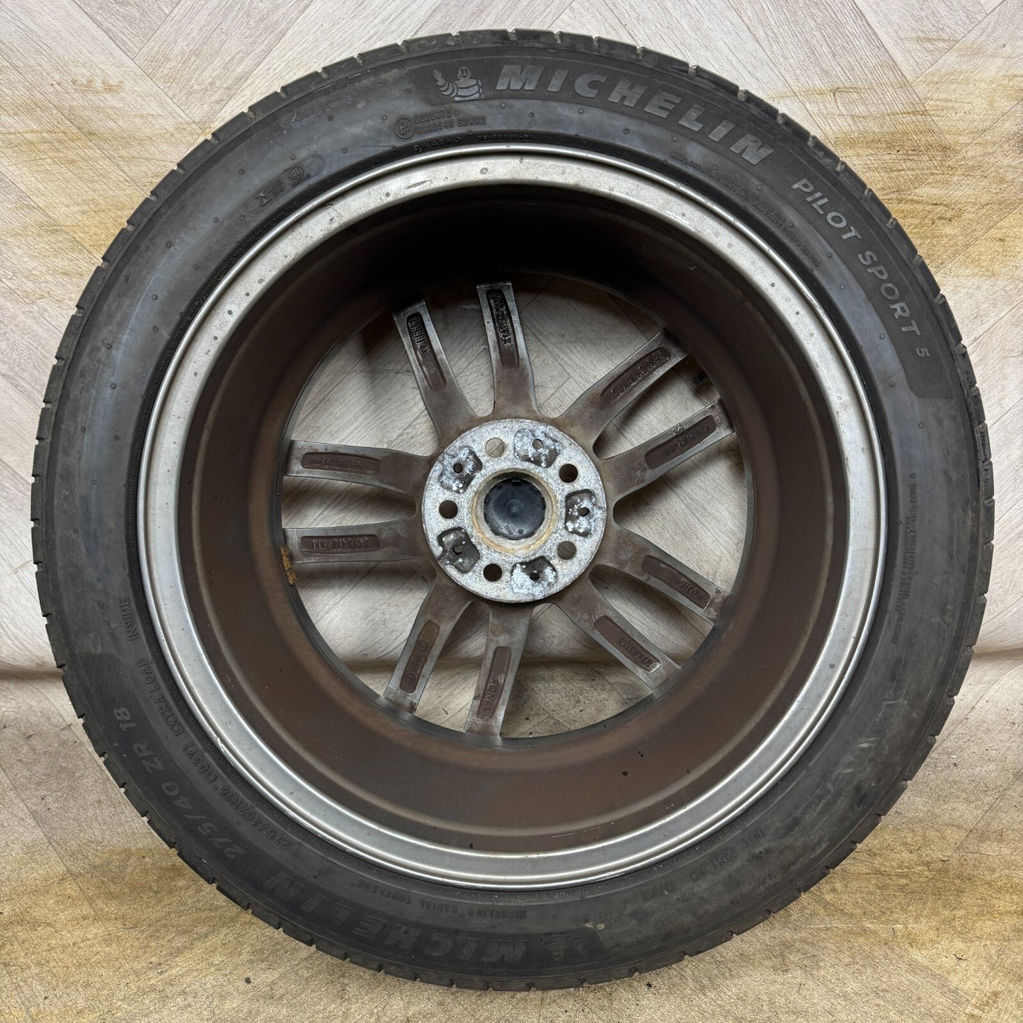 1X 18'' GENUINE BMW 5 SERIES 662 M G30 G31 SPORT ALLOY WHEEL REAR 8093406