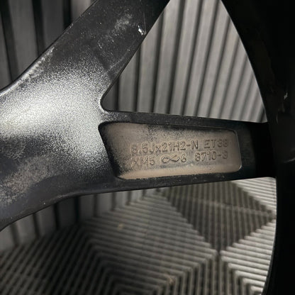 1X 21'' GENUINE VW TIGUAN ESTORIL R BLACK DC ALLOY TYRE WHEEL 5NA601025AK