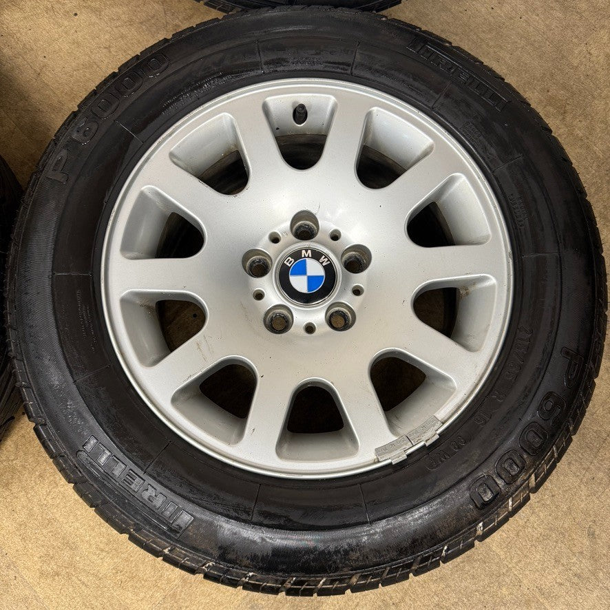 16'' GENUINE BMW 7 SERIES E38 STYLE 60 ALLOY WHEELS TYRES 1095048