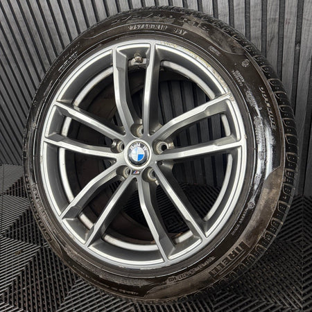 1X 18'' GENUINE BMW 5 SERIES 662 M G30 G31 SPORT ALLOY WHEEL REAR 8093406