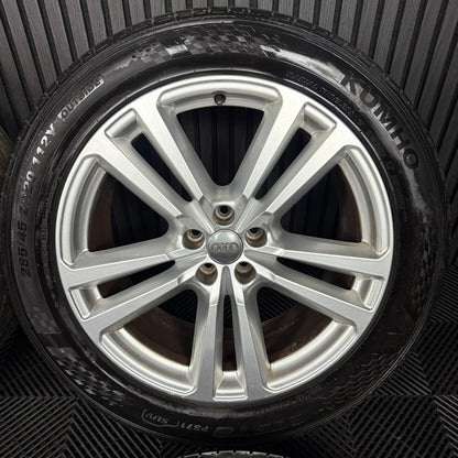 20'' GENUINE AUDI Q7 S LINE 5 DOUBLE SPOKE ALLOY WHEELS ALLOYS TYRES 4M0601025H