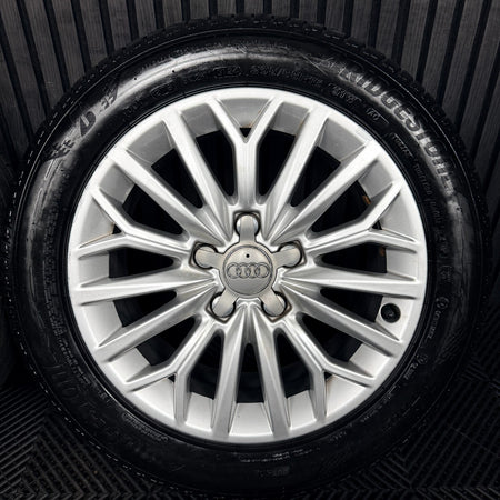 16'' Audi A3 Silver Multispoke Alloy Wheels Alloys Tyres 8V0601025BJ Genuine