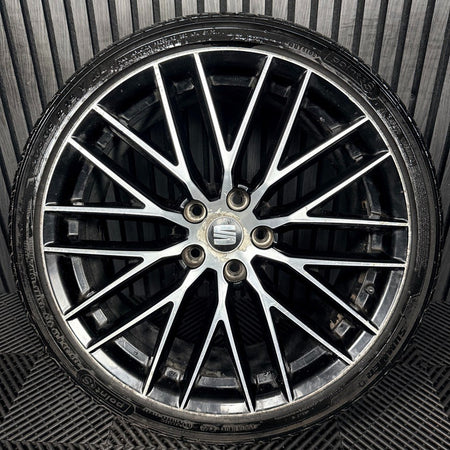 1X 19'' GENUINE SEAT LEON CUPRA FR PERFORMANCE MK3 ALLOY WHEEL TYRE 5F0071490A