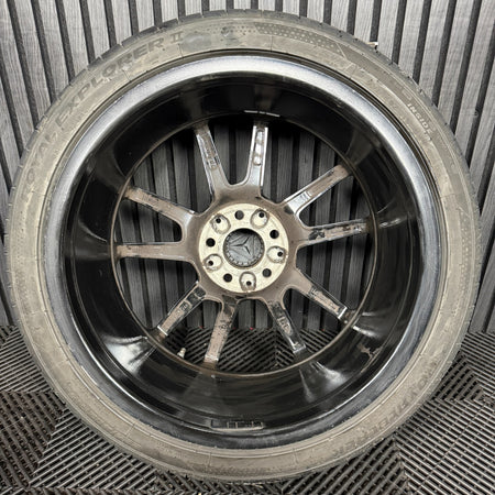 1X 19" GENUINE AMG MERCEDES C CLASS BLACK ALLOY WHEEL W205 FRONT A2054012200