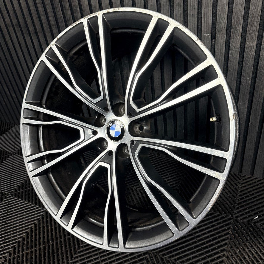 1X 21'' BMW X3 X4 G01 G02 726 M Sport Alloy Wheel Front 8043670 Genuine