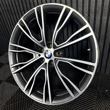 1X 21'' BMW X3 X4 G01 G02 726 M Sport Alloy Wheel Front 8043670 Genuine