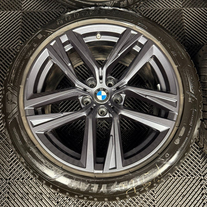 18'' GENUINE BMW 4 SERIES I4 853 G26 G22 G23 ALLOY WHEELS WINTER TYRES ALLOYS