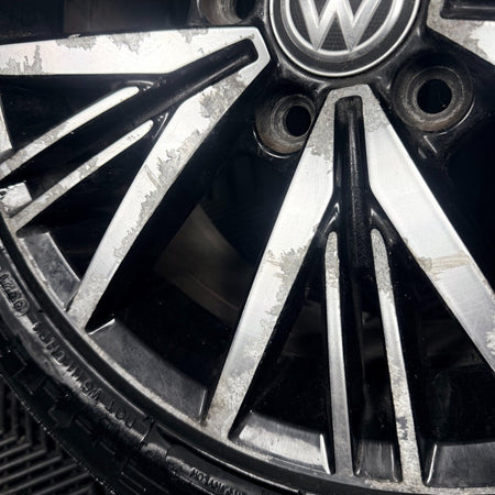 1X 16'' Genuine VW Golf MK7.5 MK7 Linas Alloy Wheel Tyre Gt Single 5G0601025CD