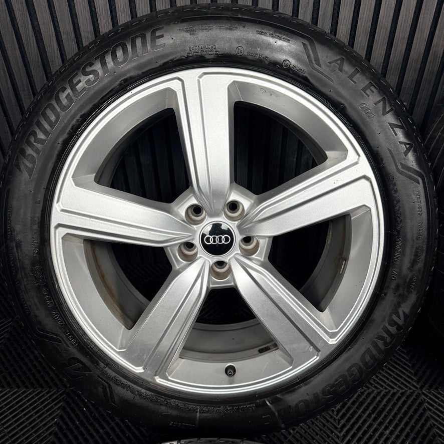 20'' Audi E-Tron Etron 5 Spoke Cut Alloy Wheels Tyres 4KE601025S Genuine