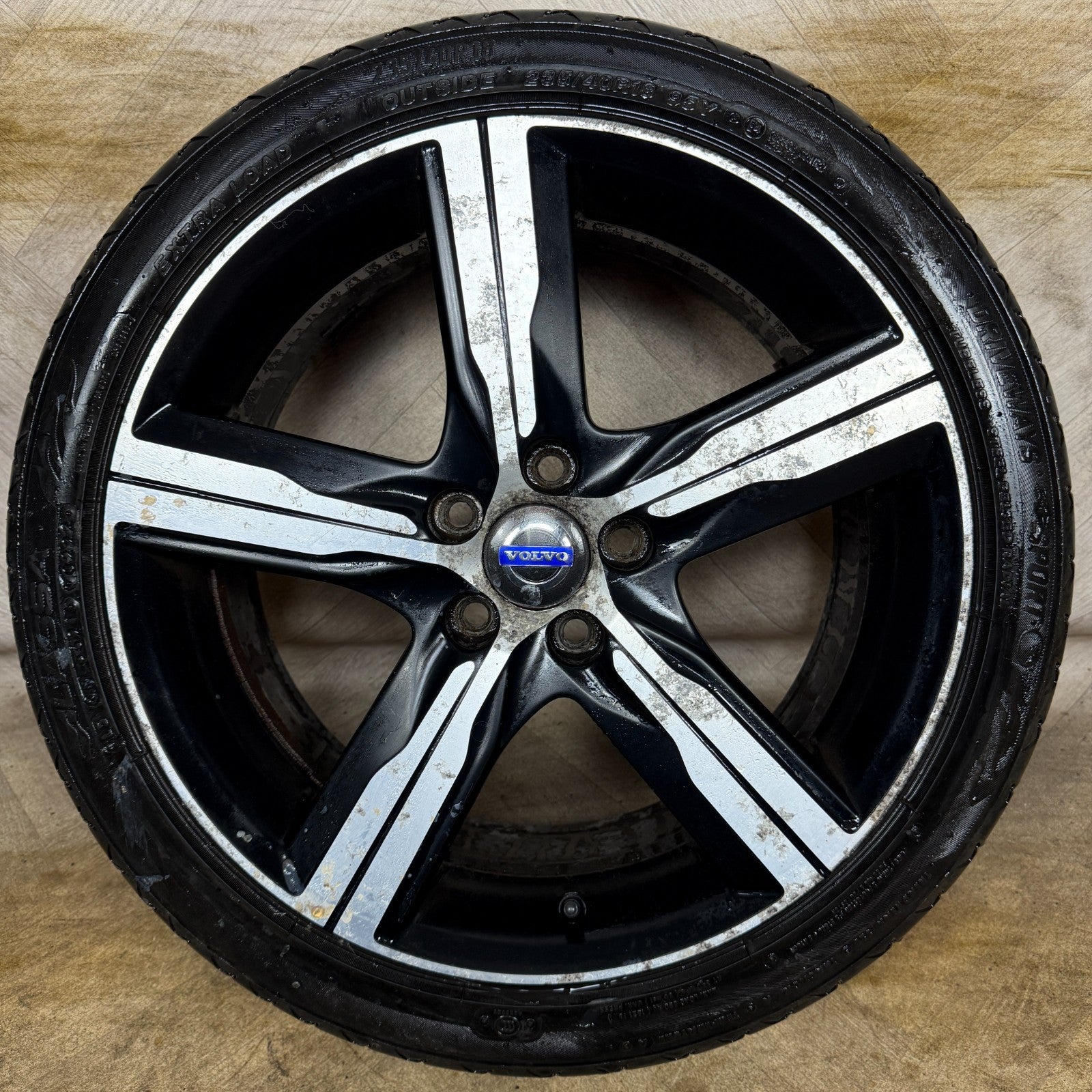 1X 18'' GENUINE VOLVO S60 V60 IXION III R-DESIGN ALLOY WHEEL RIM 31445218 SPARE