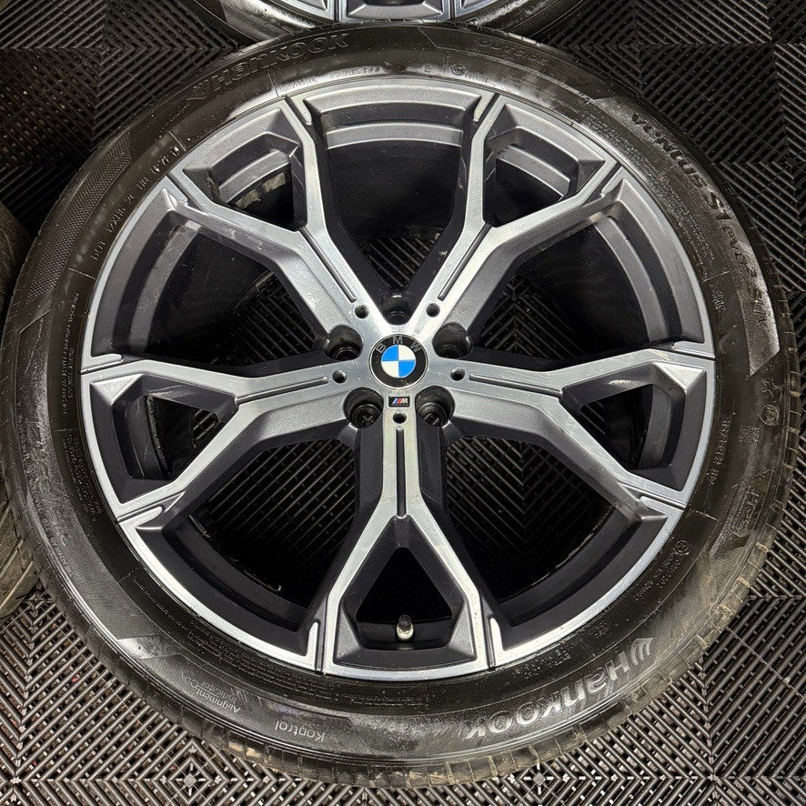 21'' GENUINE BMW X5 X6 G05 G06 741M M SPORT ALLOYS WHEELS ALLOYS TYRES