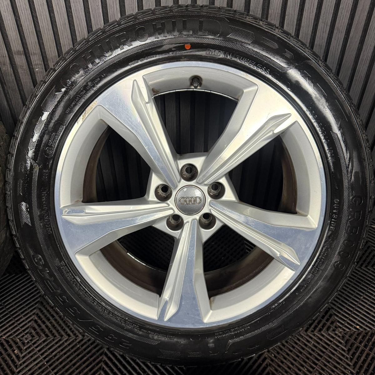 19'' GENUINE AUDI Q5 5 SPOKE S LINE ALLOY WHEEL TYRES 5X112 SPEEDLINE 80A601025E