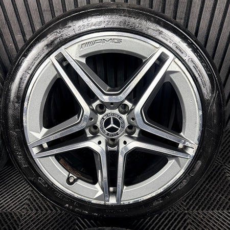 18'' Mercedes Amg A Class Cla B Alloy Wheels Tyres Alloys W177 Genuine