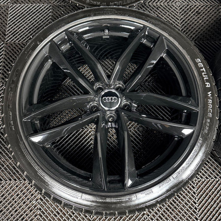 20'' Audi A6 C7 S Line Black Edition Alloy Wheel Winter Tyres 4G9601025M Genuine