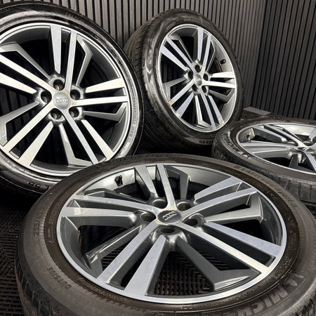 20'' Audi Q5 S Line Grey DC 5 Triple Spoke Alloy Wheels Tyres 80A601025F Genuine