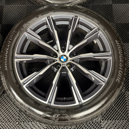 20'' GENUINE BMW X5 X6 G05 G06 740M SPORT ALLOYS WHEELS ALLOYS TYRES