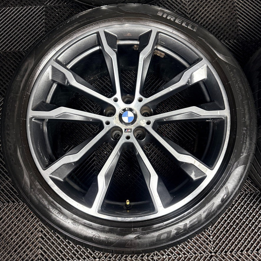 20'' BMW X3 X4 G01 G02 699 M Sport Alloy Wheels Tyres Alloys 801026 Genuine
