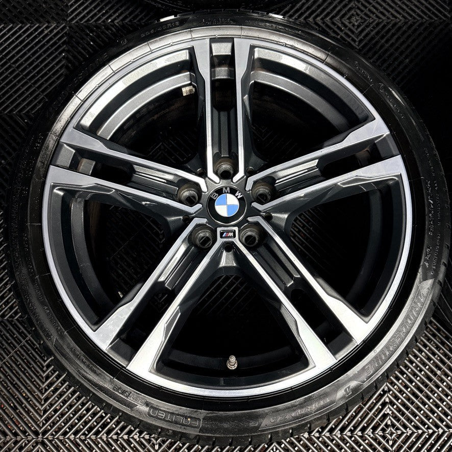 18'' BMW 1 Series 819 Grey M Sport 2 F40 F44 Alloy Wheels Tyres 8092352 Genuine