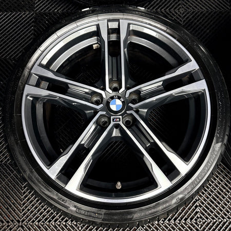 18'' BMW 1 Series 819 Grey M Sport 2 F40 F44 Alloy Wheels Tyres 8092352 Genuine