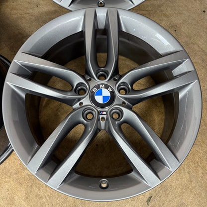 18'' GENUINE BMW 1 SERIES 2 F20 F21 F22 461 M SPORT FERRIC GREY ALLOY WHEELS