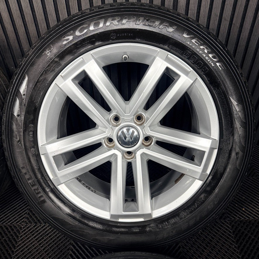 19" VW Amarok Cantera Silver Alloy Wheels Tyres Alloys 2H0601025AD Genuine