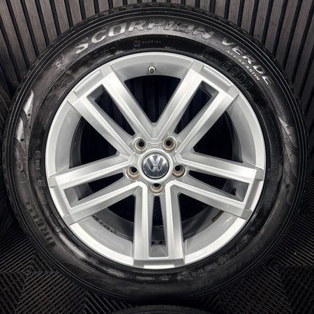 19" VW Amarok Cantera Silver Alloy Wheels Tyres Alloys 2H0601025AD Genuine