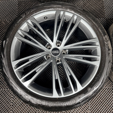 20’’ Audi A7 S7 Line Grey A8 Alloy Wheels Tyres 4K8601025AK Genuine