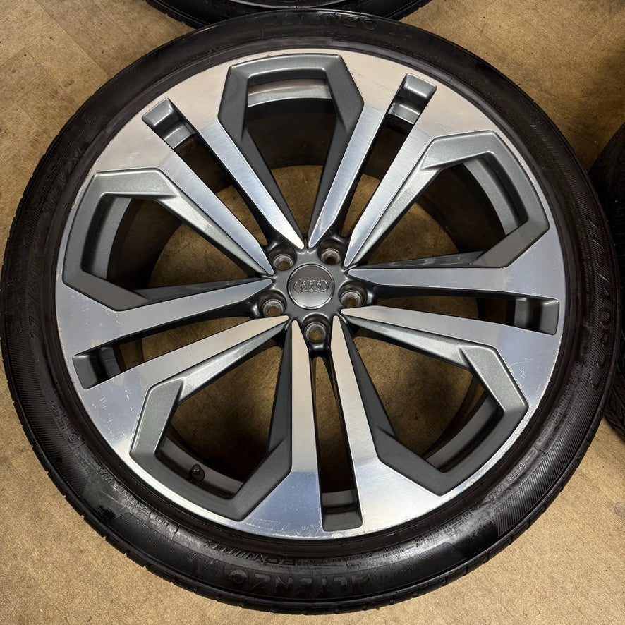 22'' GENUINE AUDI SQ8 Q8 S LINE ALLOY WHEELS ALLOYS TYRES 4M8601025K