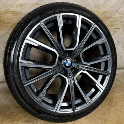 1X 20'' GENUINE BMW 7 SERIES 817M G11 G12 6 GT G32 8090097 ALLOY WHEEL REAR