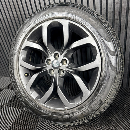 1X 19'' Land Rover Discovery Sport Evoque Grey Alloy Wheel Tyre Genuine